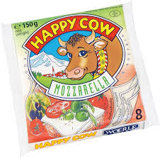 Happy Cow Mozzarella Slices 150G